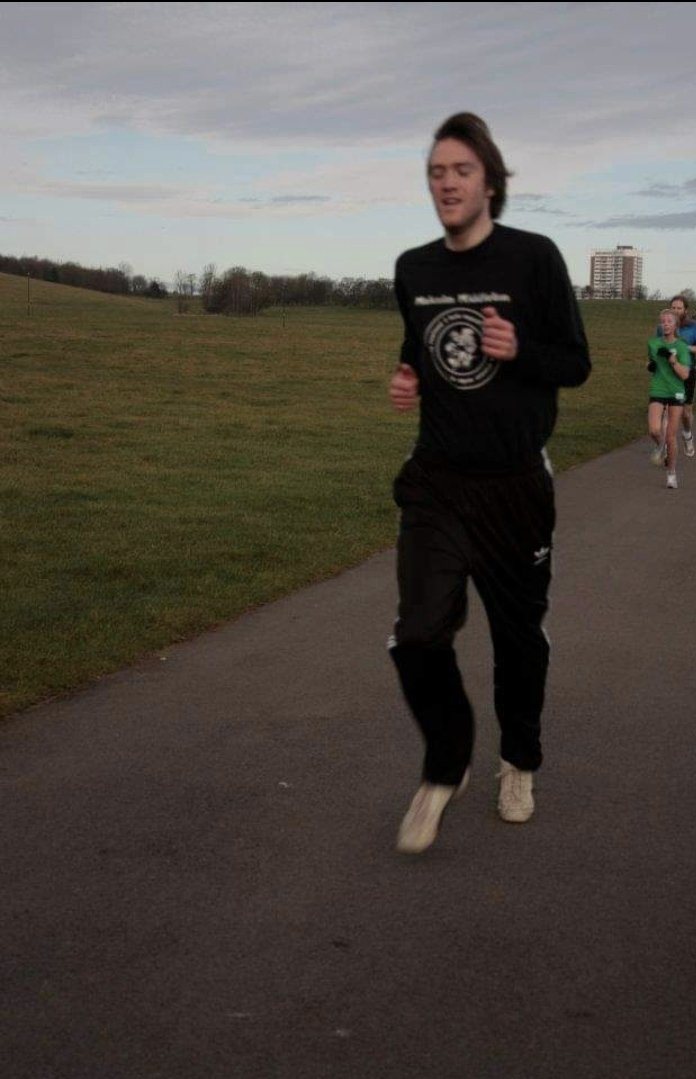 Kevin at Newcastle parkrun in 2012